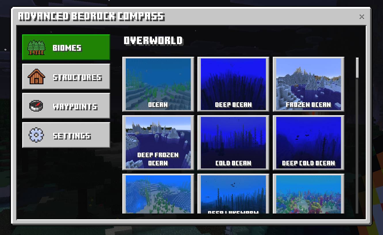 Advanced Bedrock Compass screenshot 1