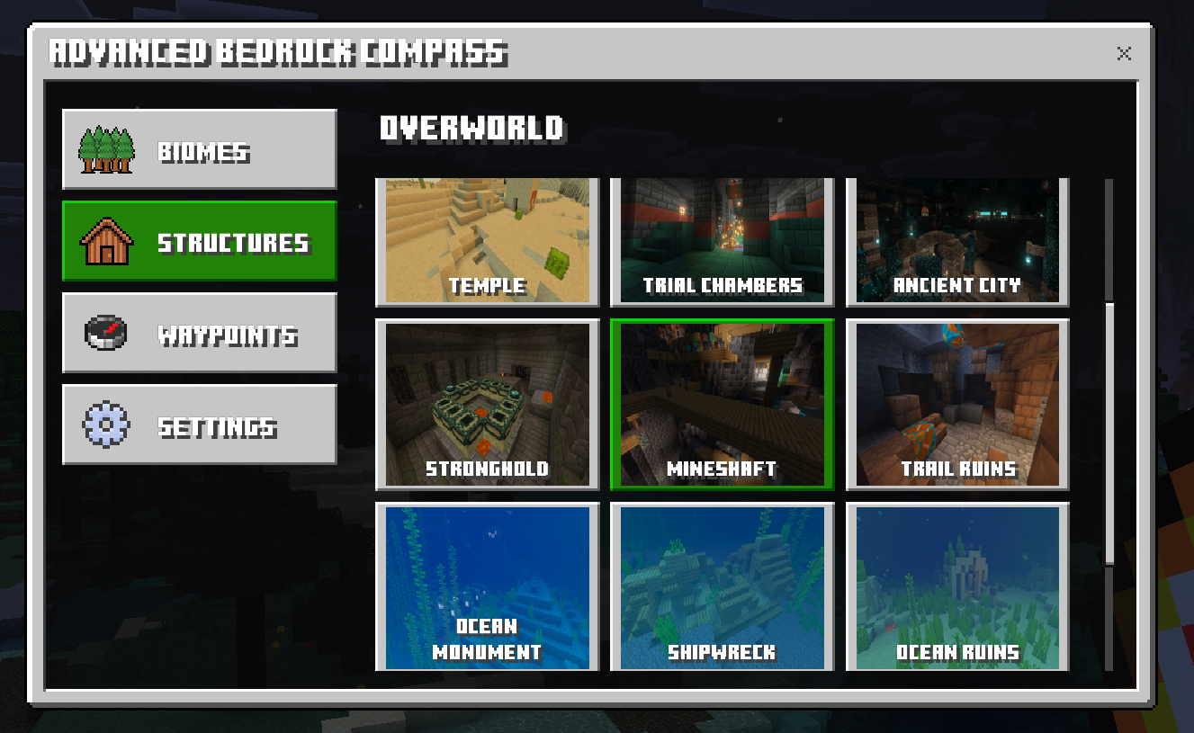 Advanced Bedrock Compass screenshot 2