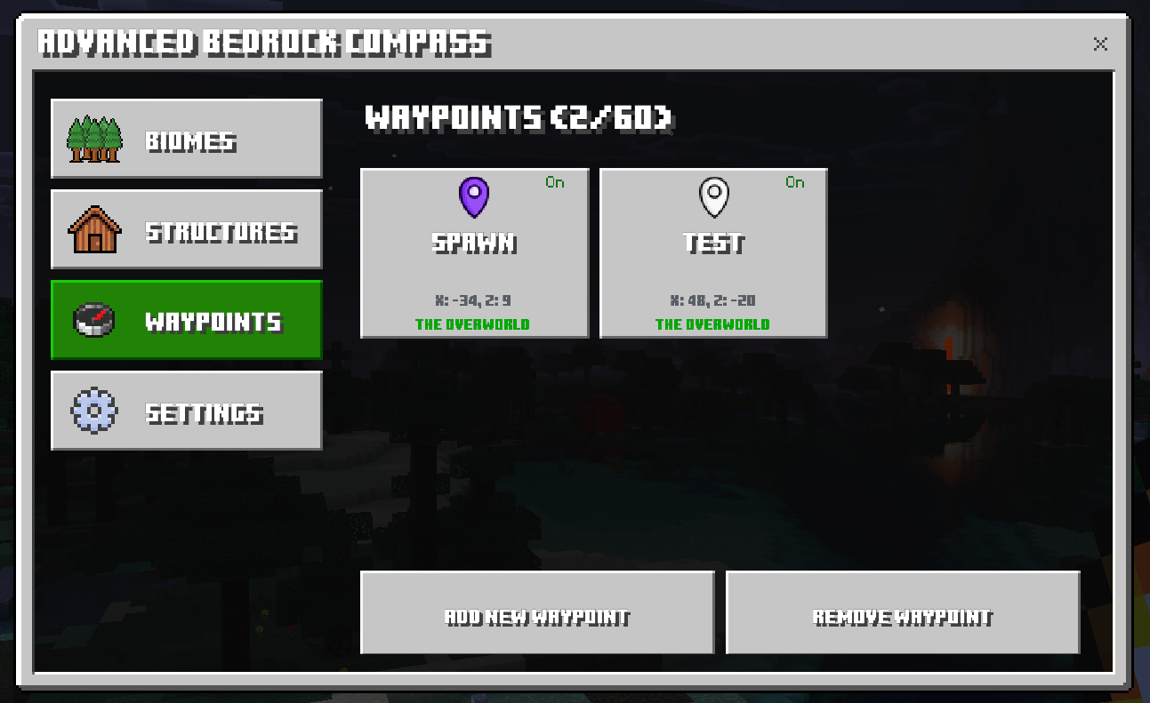 Advanced Bedrock Compass screenshot 3