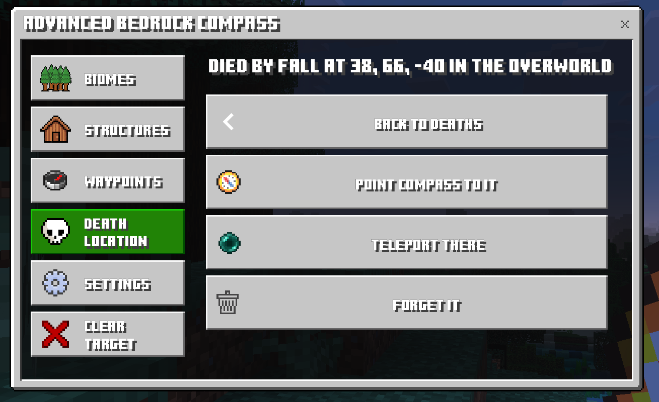 Advanced Bedrock Compass screenshot 4