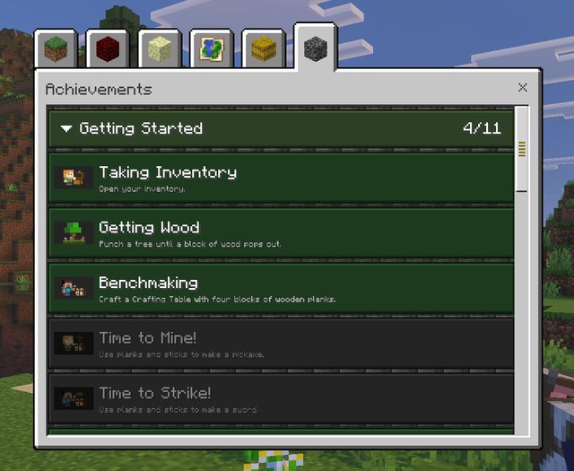 BedrockAdvancements screenshot 3