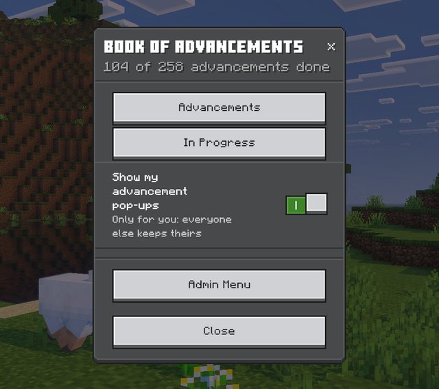 BedrockAdvancements screenshot 5