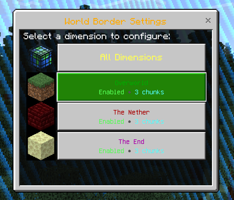 Bedrock World Border screenshot 1