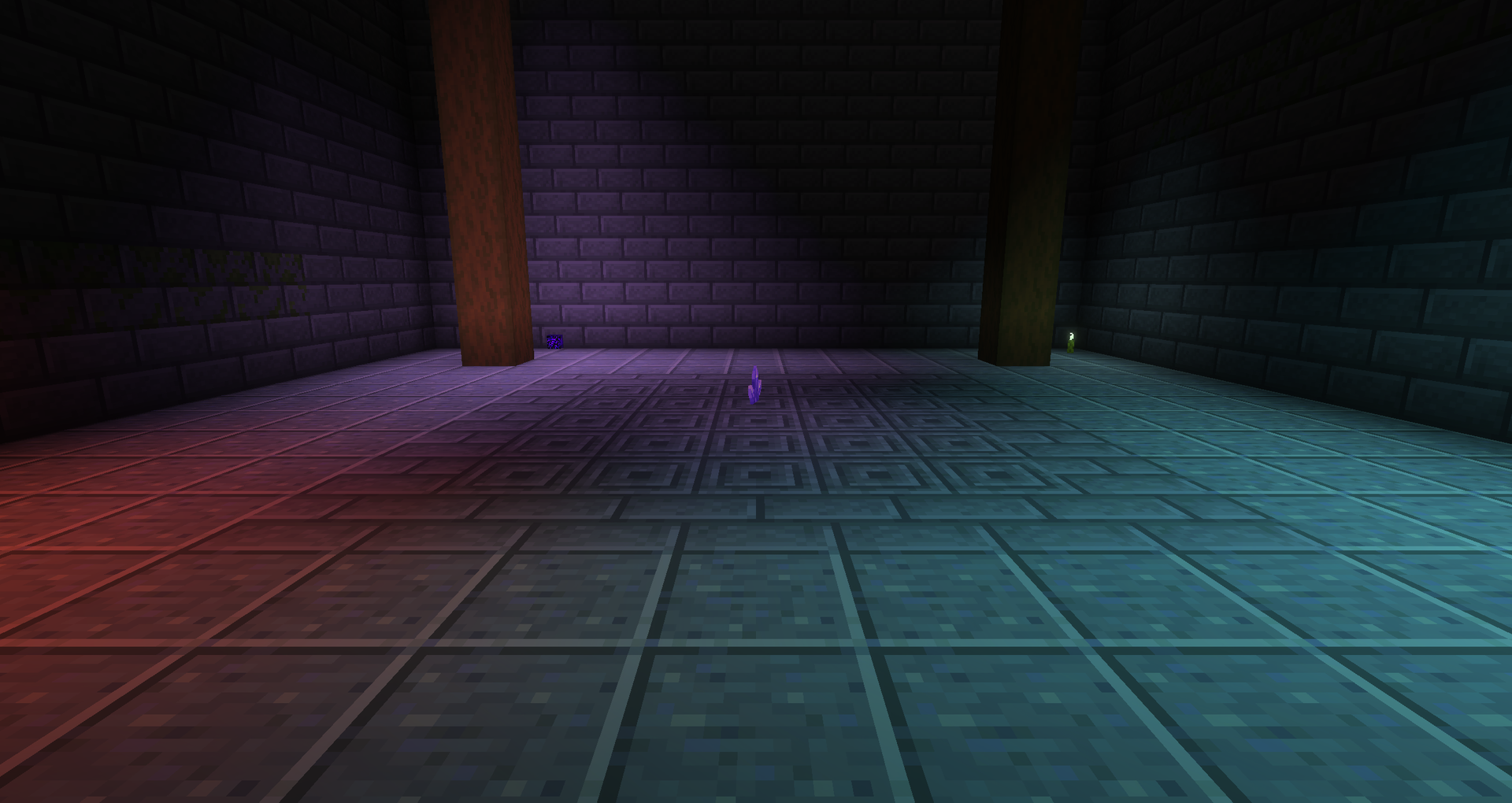 Dropped lights glow where they land: redstone, soul and amethyst