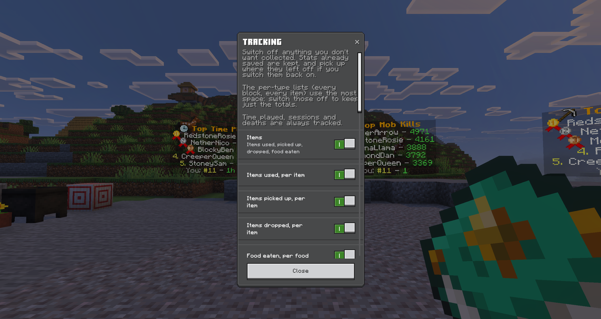 Tracking: switch off anything you don't want collected